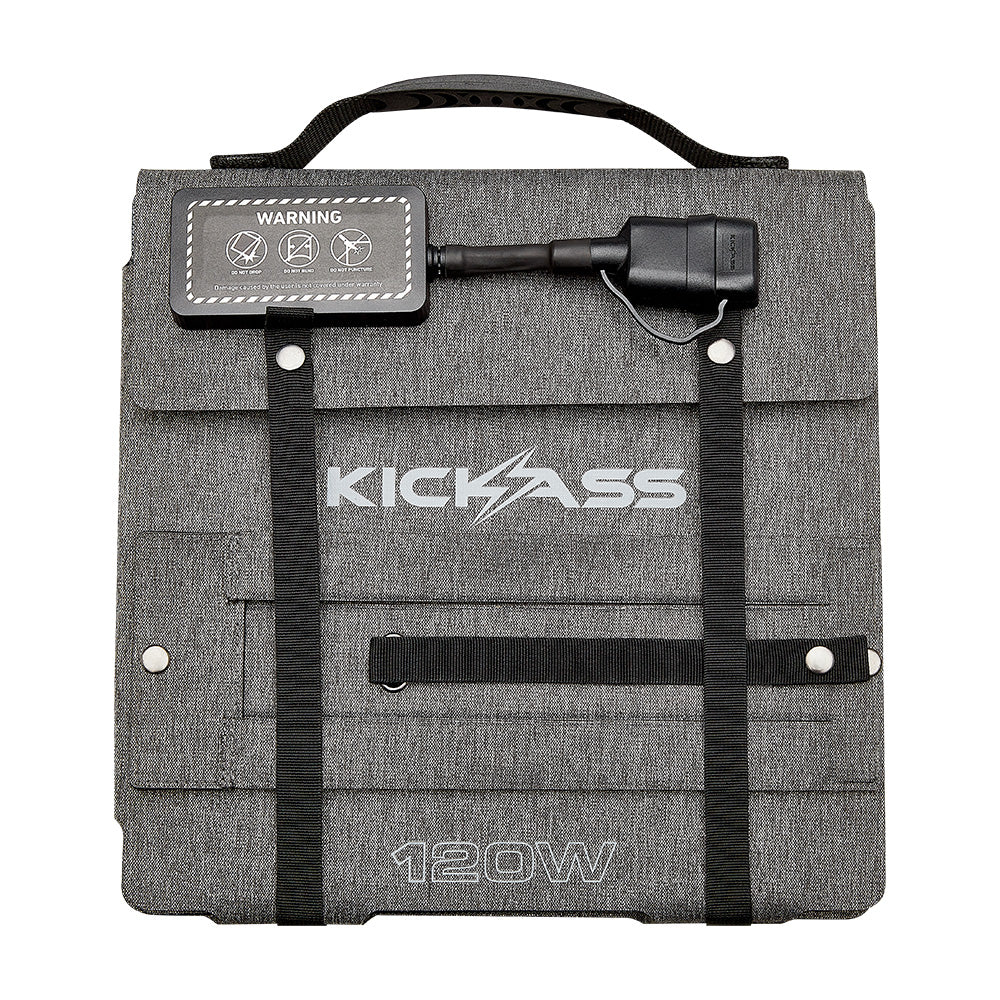 KickAss 120W DC Solar Blanket with Anderson Tail & USB Hub