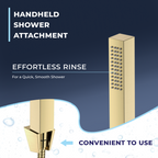 Kinetic Square Waterfall Bath Shower Mixer Tap