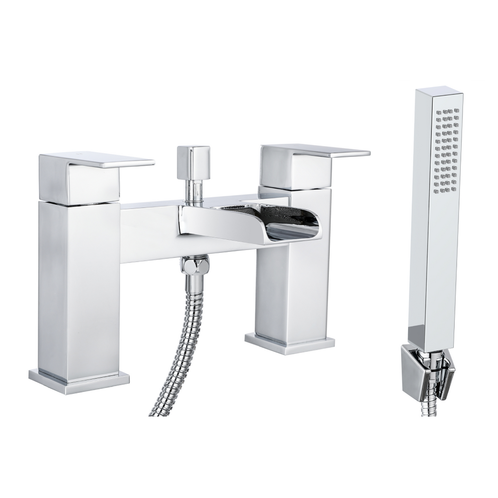 Kinetic Square Waterfall Bath Shower Mixer Tap