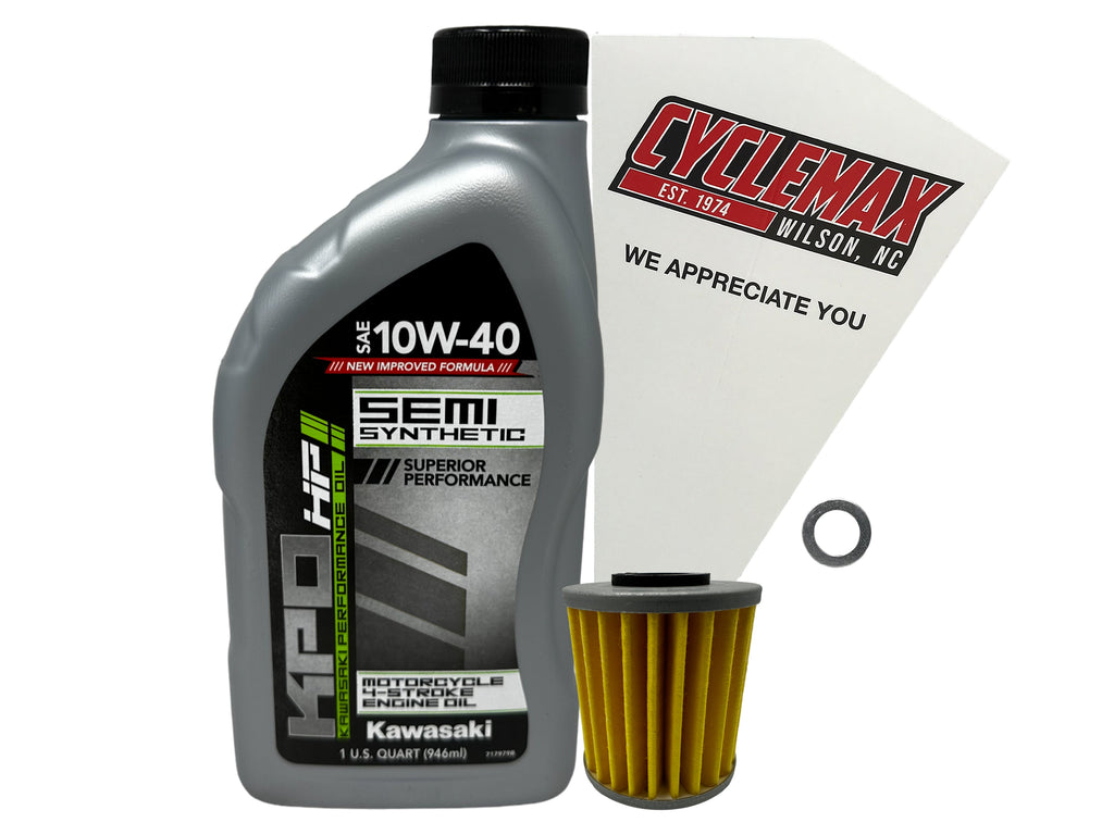 Kawasaki KPO Semi-Synthetic Oil Change Kit for 2019-2023 KX450