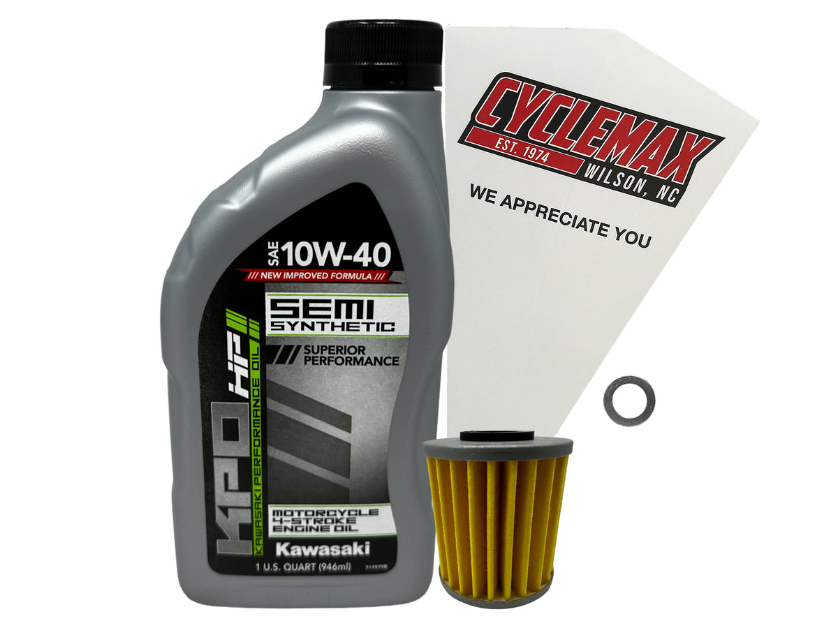 Kawasaki KPO Semi-Synthetic Oil Change Kit for 2019-2023 KX450