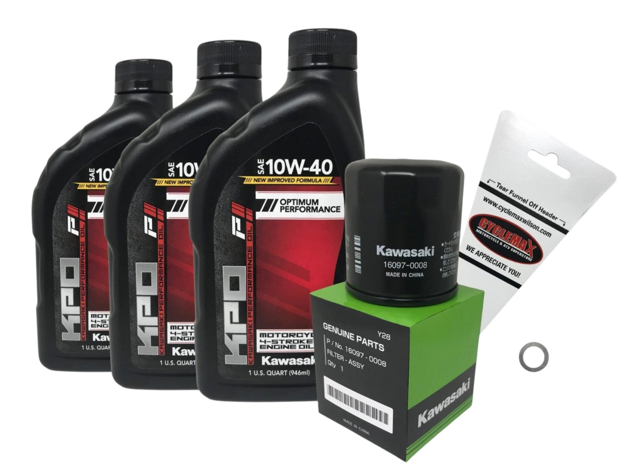 Kawasaki KPO Standard Oil Change Kit for 2013 NINJA 650