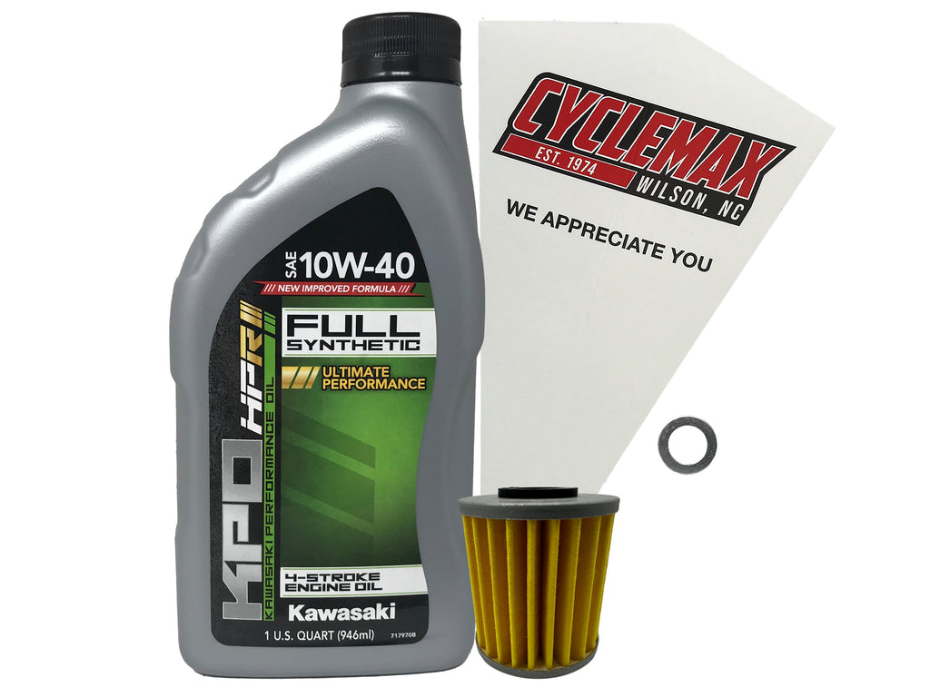 Kawasaki KPO Full Synthetic Oil Change Kit for 2024 KX450
