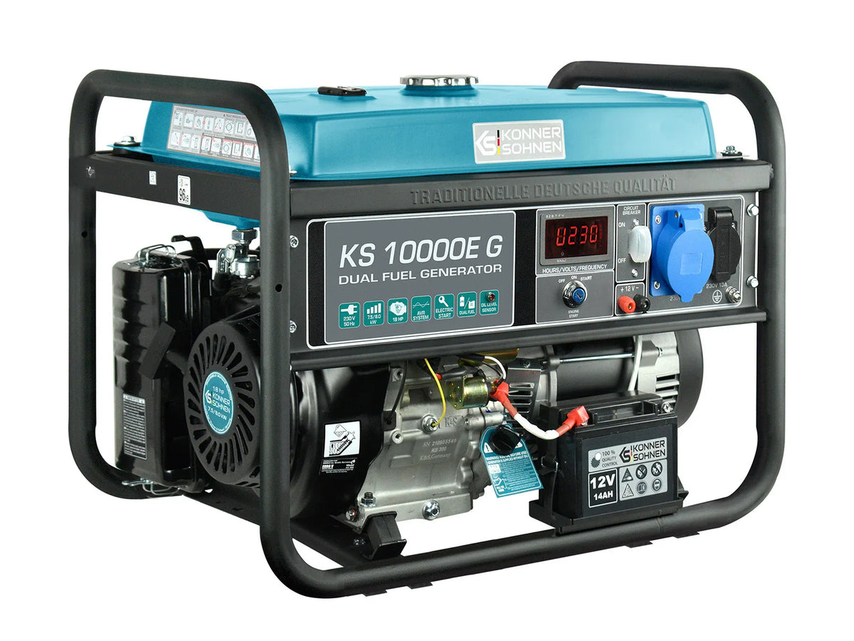 Könner & Söhnen KS 10000E G Dual-Fuel LPG/Petrol Generator