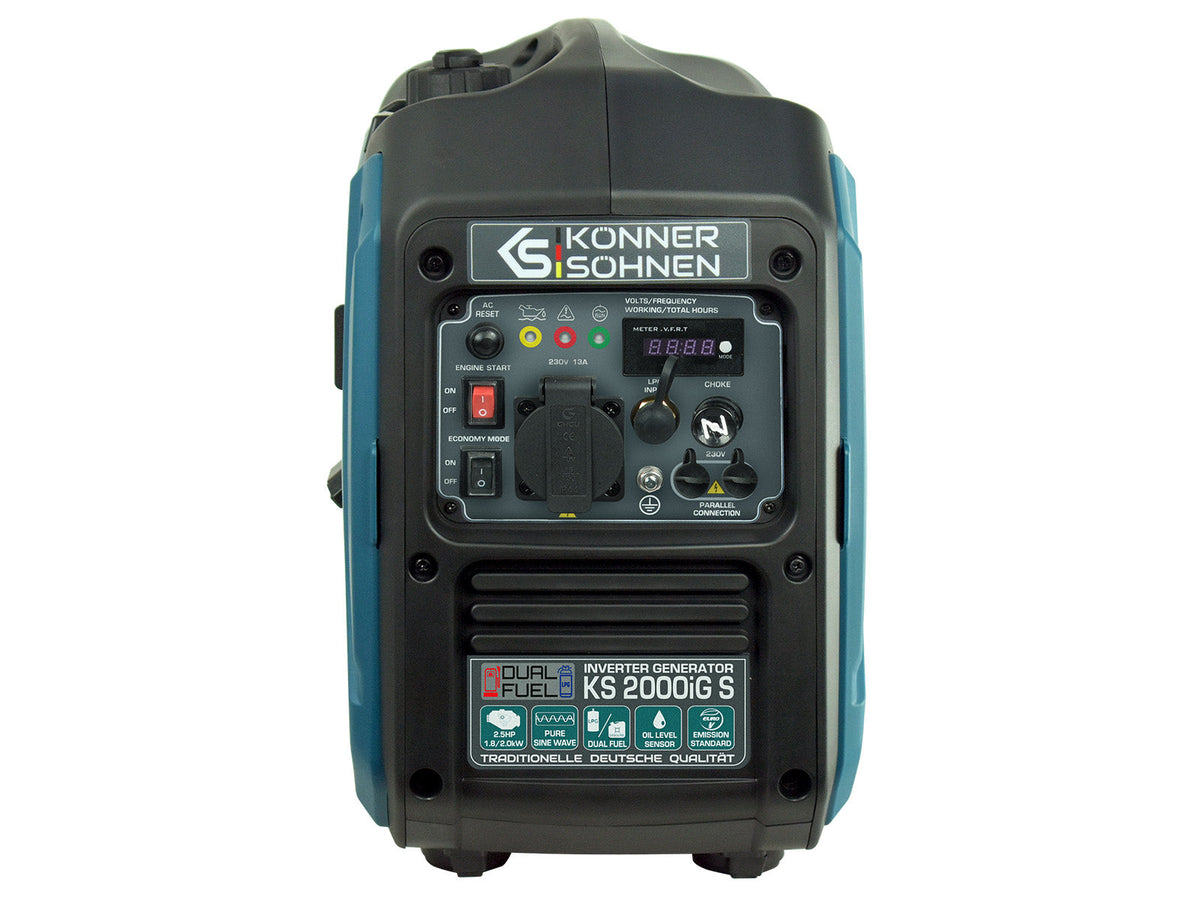 Könner & Söhnen LPG/Petrol Inverter generator KS2000iG S