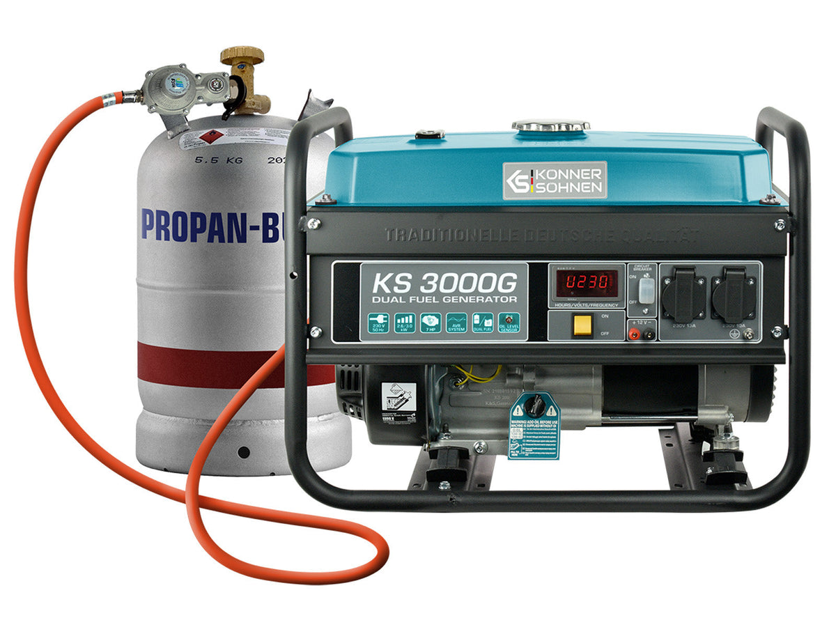 Könner & Söhnen LPG/Petrol generator KS 3000G