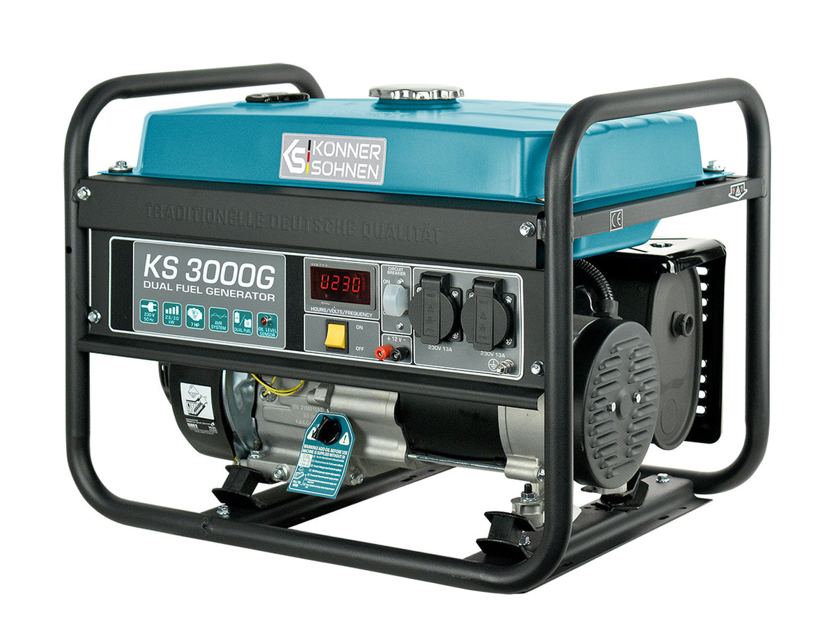 Könner & Söhnen LPG/Petrol generator KS 3000G