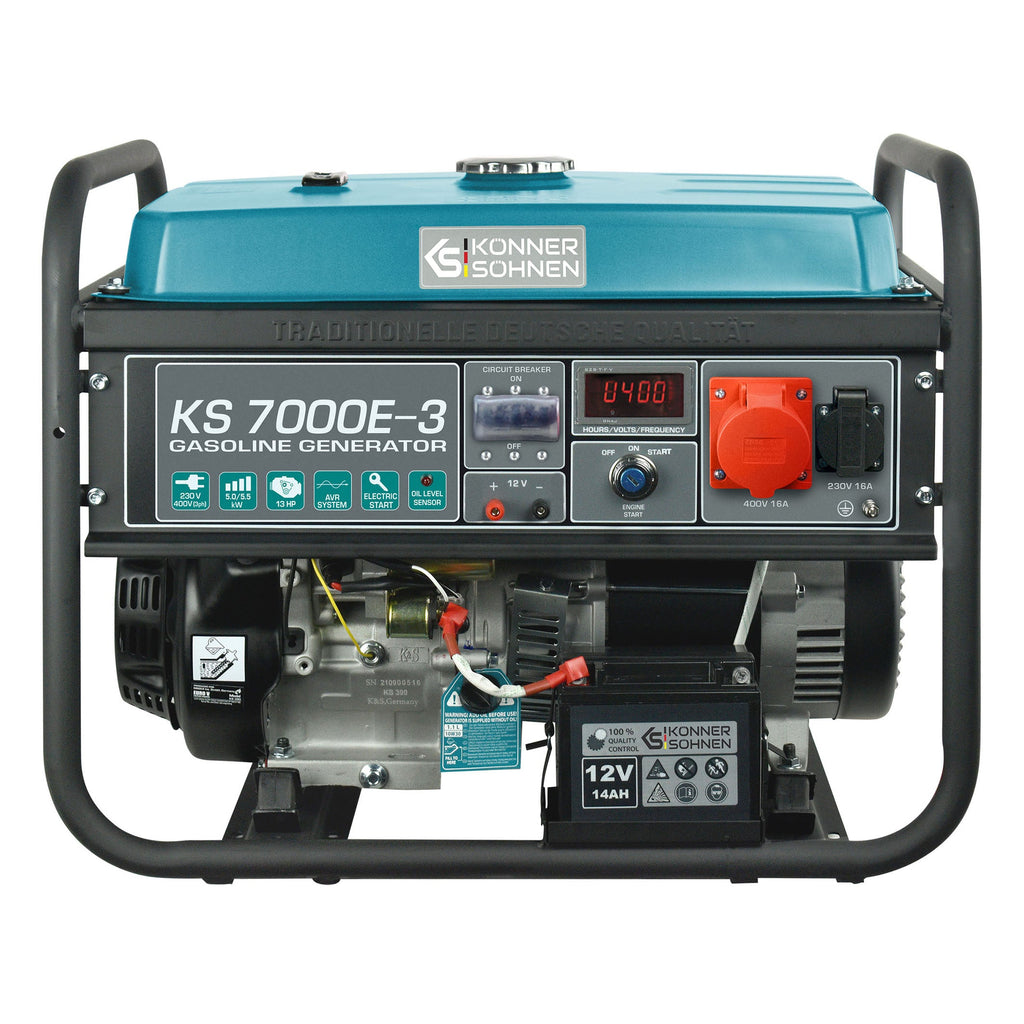 Benzin-Generator "Könner & Söhnen" KS 7000E-3