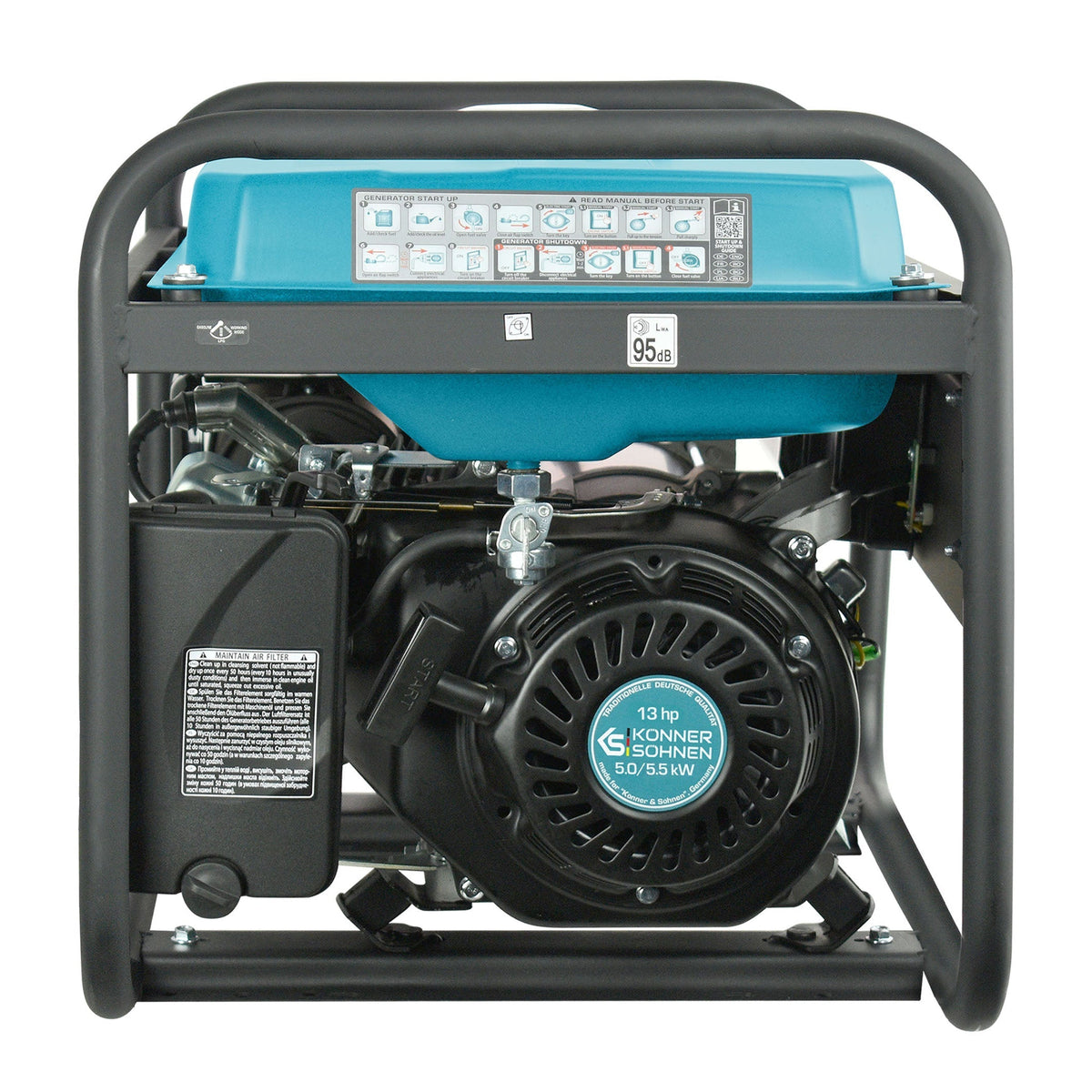 Petrol generator KS 7000E 1/3