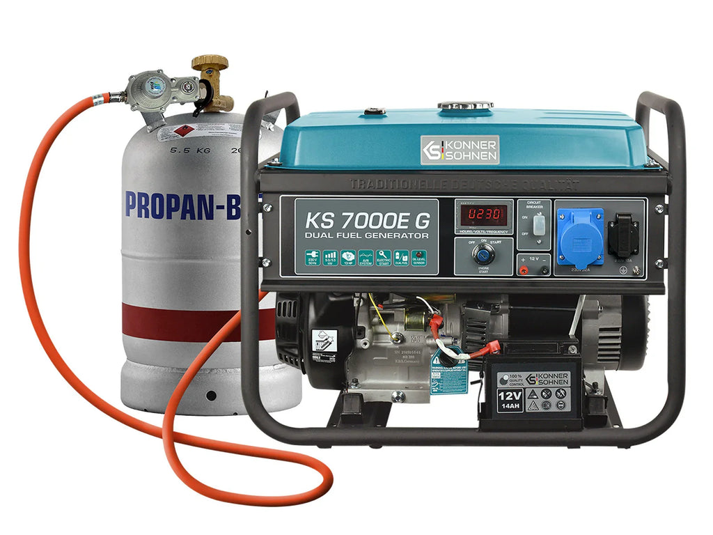 Könner & Söhnen KS 7000E G Dual Fuel LPG/Petrol Generator
