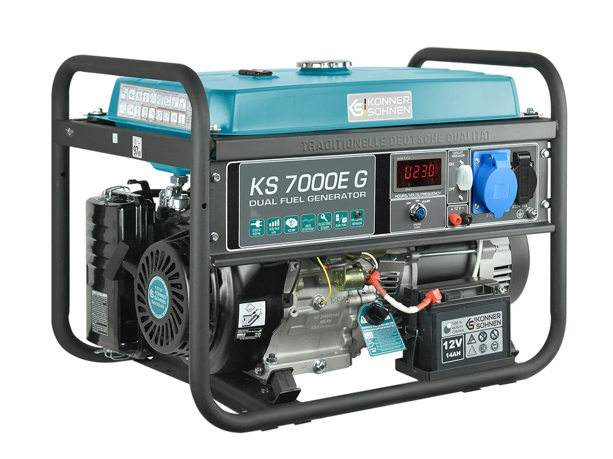 Könner & Söhnen KS 7000E G Dual Fuel LPG/Petrol Generator