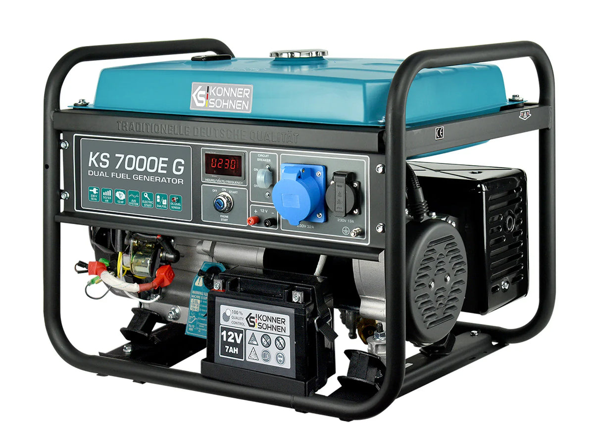 Könner & Söhnen KS 7000E G Dual Fuel LPG/Petrol Generator