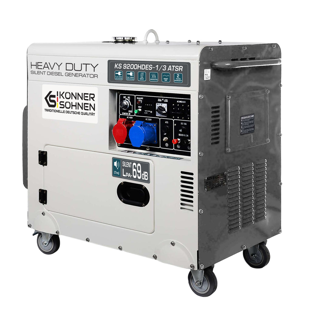 Könner & Söhnen KS 9200HDES-1/3 ATSR (EURO 5) Single/Three-Phase Diesel Generator