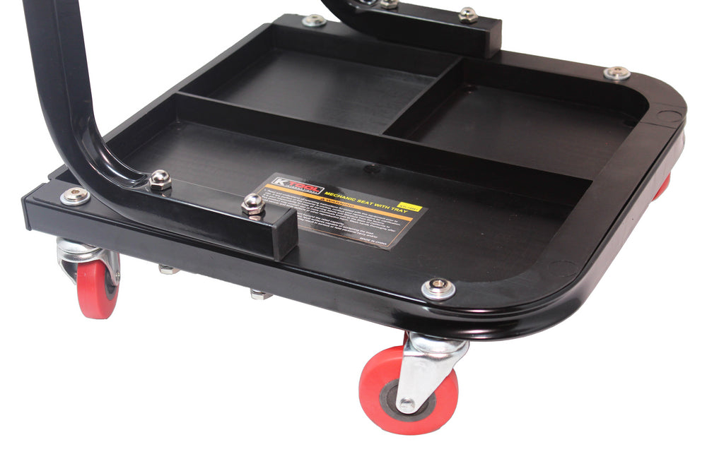 K-Tool Mechanic's Seat w/ Plastic Tool Tray