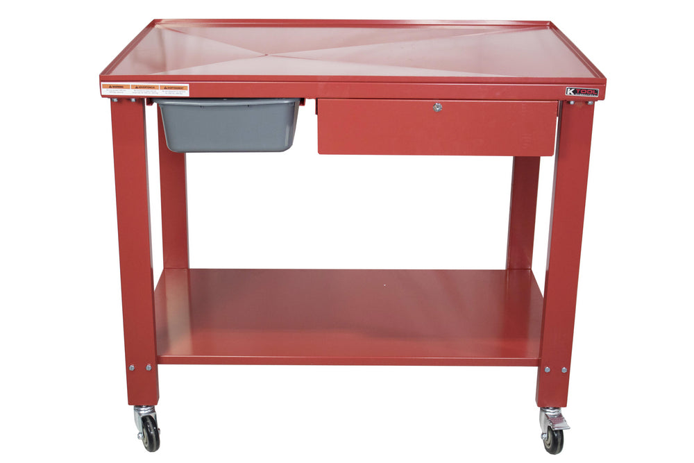 K-Tool Work Table Mobile Tear Down Cart 48 x 32 in.