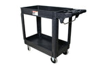 K-Tool Tool Cart HD Plastic 2 Shelf Tub Style