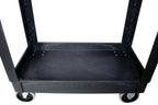 K-Tool Tool Cart HD Plastic 2 Shelf Tub Style