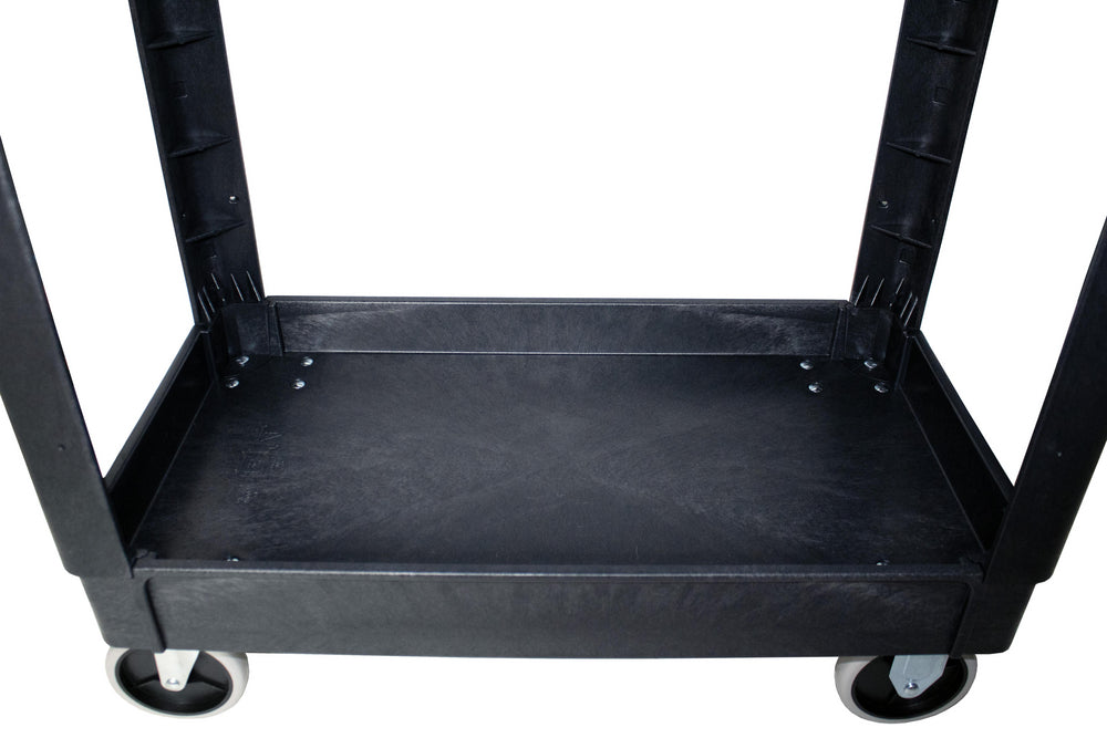 K-Tool Tool Cart HD Plastic 2 Shelf Tub Style