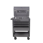 K-Tool Service Cart 35 Inch Premium 4 Drawer 500 Pound (Matte Gray)