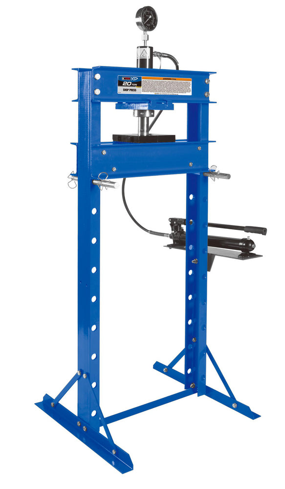K-Tool Shop Press 20 Ton Manual Hydraulic