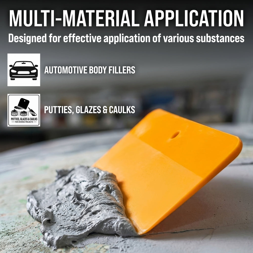 3 Inch Plastic Body Filler Spreader Tools for Automotive Body Fillers (50 Pack), Putties, Glazes, Epoxy Resin, Caulk, Glues - Plastic Spreader Tool