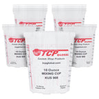 Paint Mixing Cups, 10-Ounce (12 Pack) - Plastic Measuring Cups for Liquids, Automotive Painting, Epoxy Resin, Acrylic Arts, Crafts