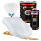 Winter White - Hot Rod Flatz Flat Matte Satin Urethane Auto Paint - Complete Gallon Paint Kit Coating