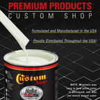 Grand Prix White - Hot Rod Flatz Flat Matte Satin Urethane Auto Paint - Complete Quart Paint Kit