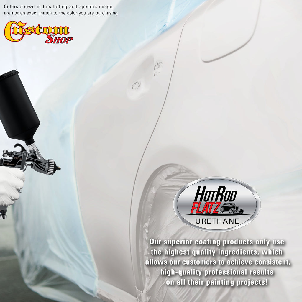 Cameo White - Hot Rod Flatz Flat Matte Satin Urethane Auto Paint - Complete Quart Paint Kit Coating