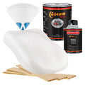 Oxford White - Hot Rod Flatz Flat Matte Satin Urethane Auto Paint - Complete Quart Paint Kit Coating