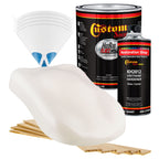 Olympic White - Hot Rod Flatz Flat Matte Satin Urethane Auto Paint - Complete Gallon Paint Kit