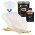 Olympic White - Hot Rod Flatz Flat Matte Satin Urethane Auto Paint - Complete Quart Paint Kit Coating