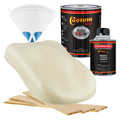 Ivory - Hot Rod Flatz Flat Matte Satin Urethane Auto Paint - Complete Quart Paint Kit Coating, 4:1 Mix