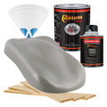 Dove Gray - Hot Rod Flatz Flat Matte Satin Urethane Auto Paint - Complete Quart Paint Kit Coating, 4:1