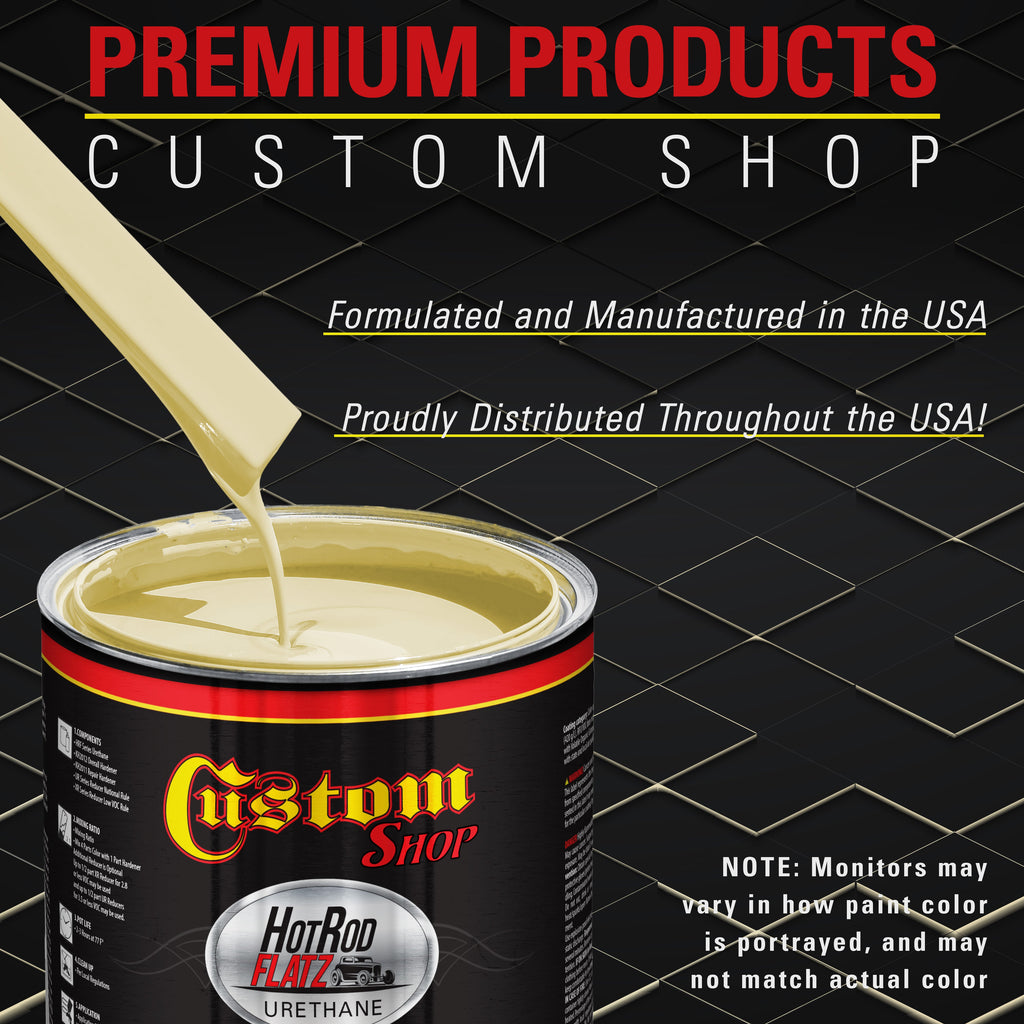 Shoreline Beige - Hot Rod Flatz Flat Matte Satin Urethane Auto Paint - Complete Quart Paint Kit