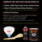 Dakota Brown - Hot Rod Flatz Flat Matte Satin Urethane Auto Paint - Complete Gallon Paint Kit Coating