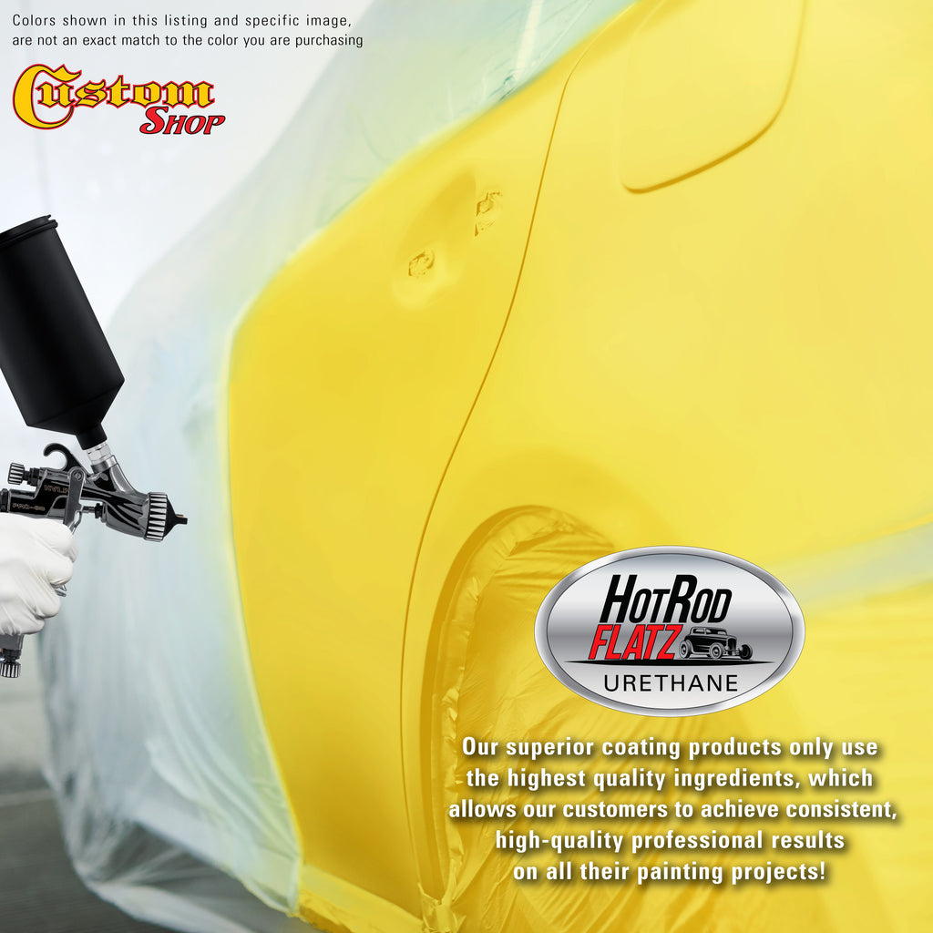 Daytona Yellow - Hot Rod Flatz Flat Matte Satin Urethane Auto Paint - Complete Gallon Paint Kit