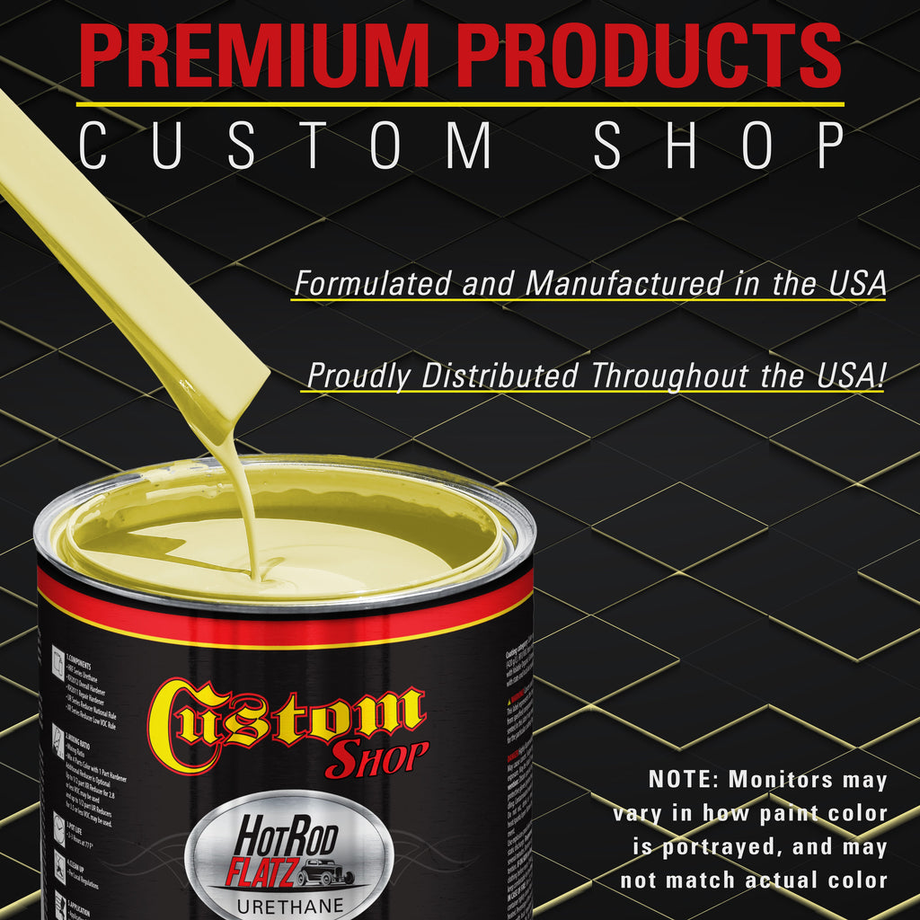 Springtime Yellow - Hot Rod Flatz Flat Matte Satin Urethane Auto Paint - Complete Gallon Paint Kit
