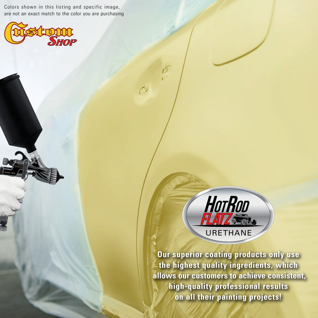 Springtime Yellow - Hot Rod Flatz Flat Matte Satin Urethane Auto Paint - Complete Gallon Paint Kit