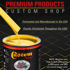 Boss Yellow - Hot Rod Flatz Flat Matte Satin Urethane Auto Paint - Complete Quart Paint Kit Coating
