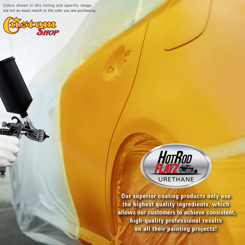 Oxide Yellow - Hot Rod Flatz Flat Matte Satin Urethane Auto Paint - Complete Gallon Paint Kit Coating