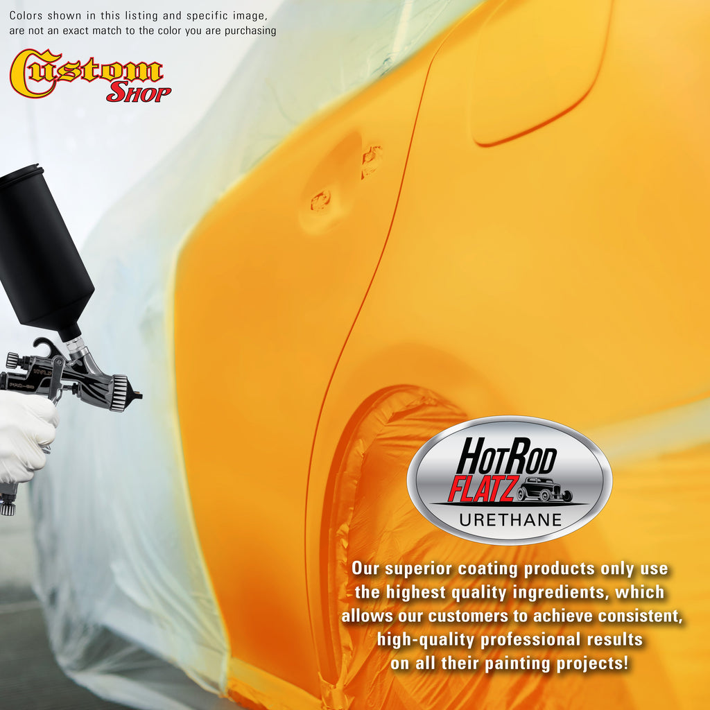 School Bus Yellow - Hot Rod Flatz Flat Matte Satin Urethane Auto Paint - Complete Gallon Paint Kit