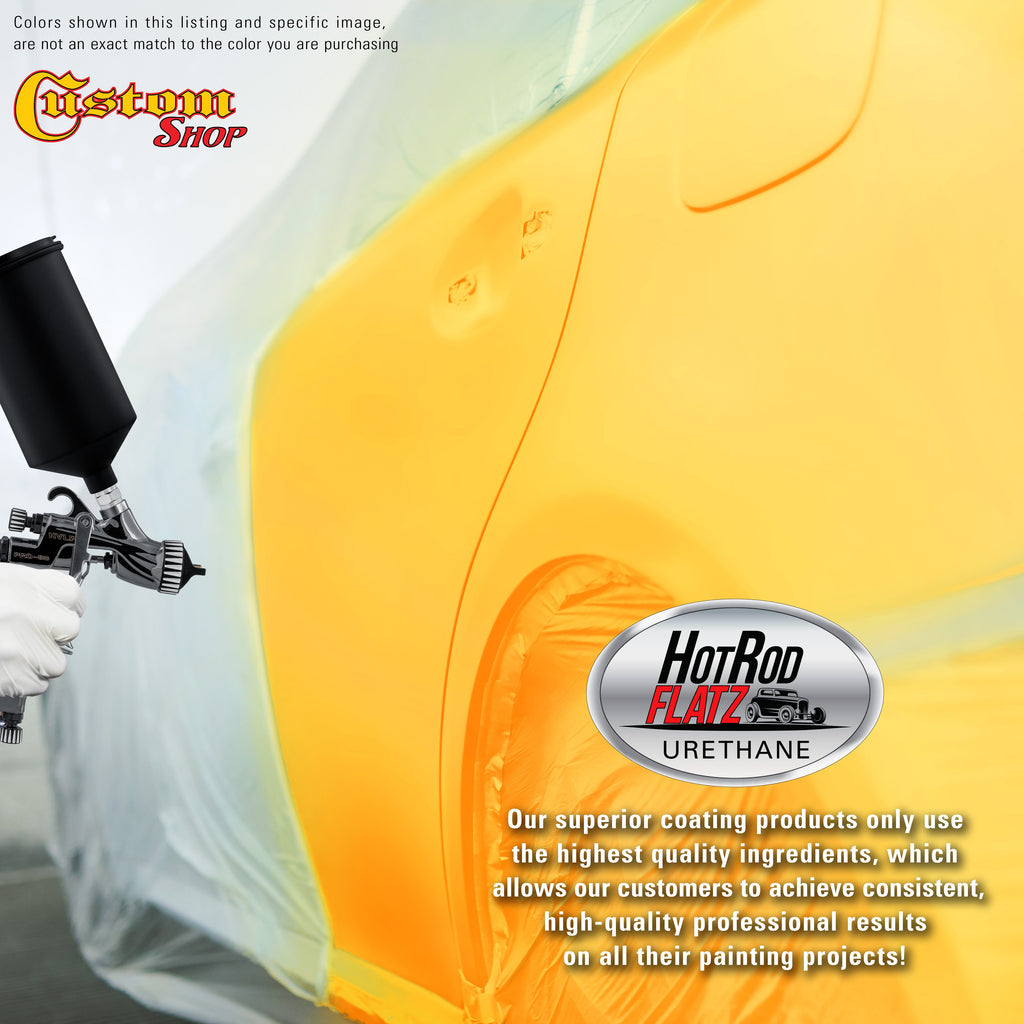 Canary Yellow - Hot Rod Flatz Flat Matte Satin Urethane Auto Paint - Complete Gallon Paint Kit
