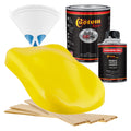 Indy Yellow - Hot Rod Flatz Flat Matte Satin Urethane Auto Paint - Complete Quart Paint Kit Coating