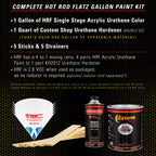 Sunshine Yellow - Hot Rod Flatz Flat Matte Satin Urethane Auto Paint - Complete Gallon Paint Kit