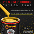 Citrus Yellow - Hot Rod Flatz Flat Matte Satin Urethane Auto Paint - Complete Gallon Paint Kit