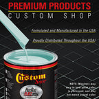 Diamond Blue - Hot Rod Flatz Flat Matte Satin Urethane Auto Paint - Complete Quart Paint Kit Coating