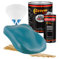 Medium Blue - Hot Rod Flatz Flat Matte Satin Urethane Auto Paint - Complete Gallon Paint Kit Coating