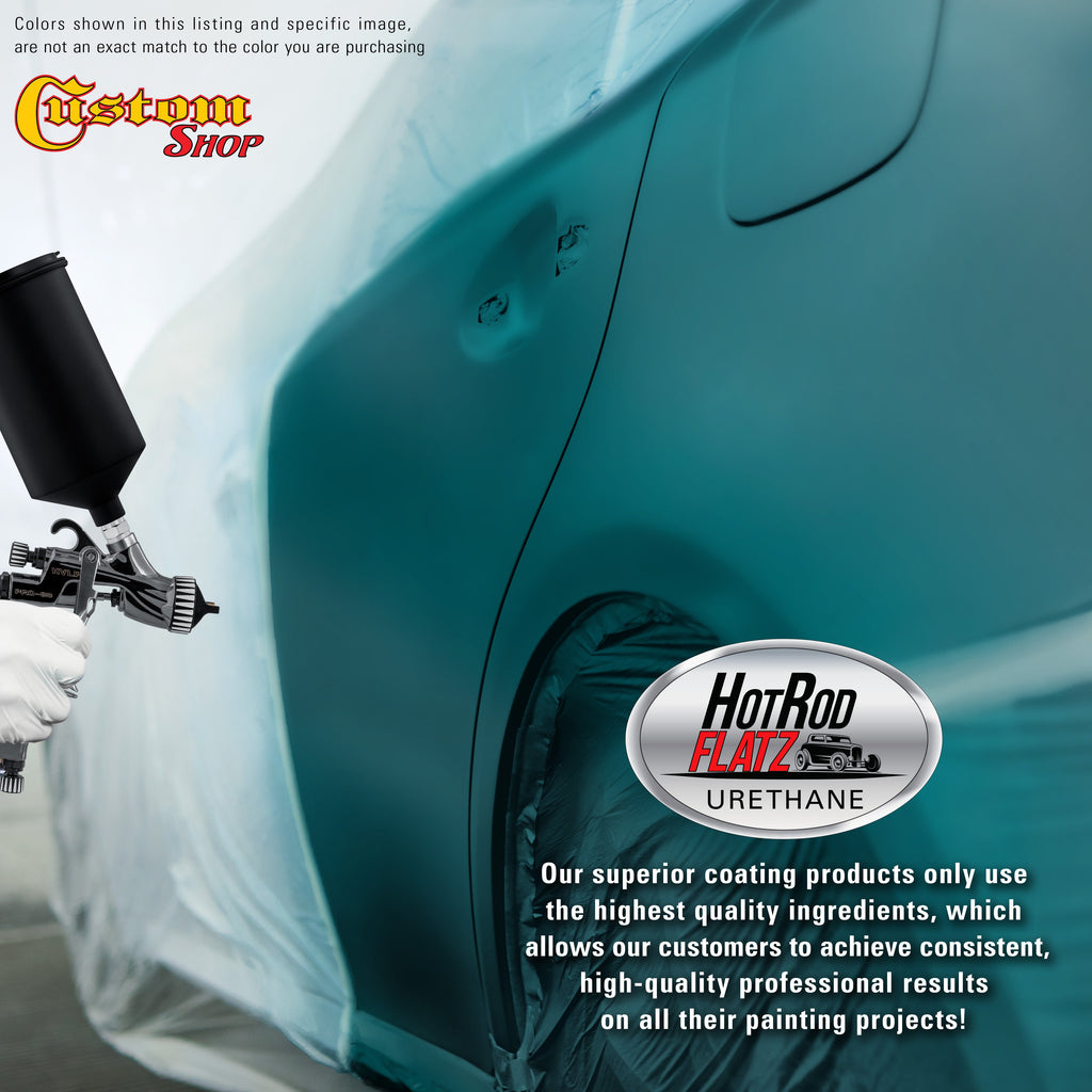 Transport Blue - Hot Rod Flatz Flat Matte Satin Urethane Auto Paint - Complete Quart Paint Kit