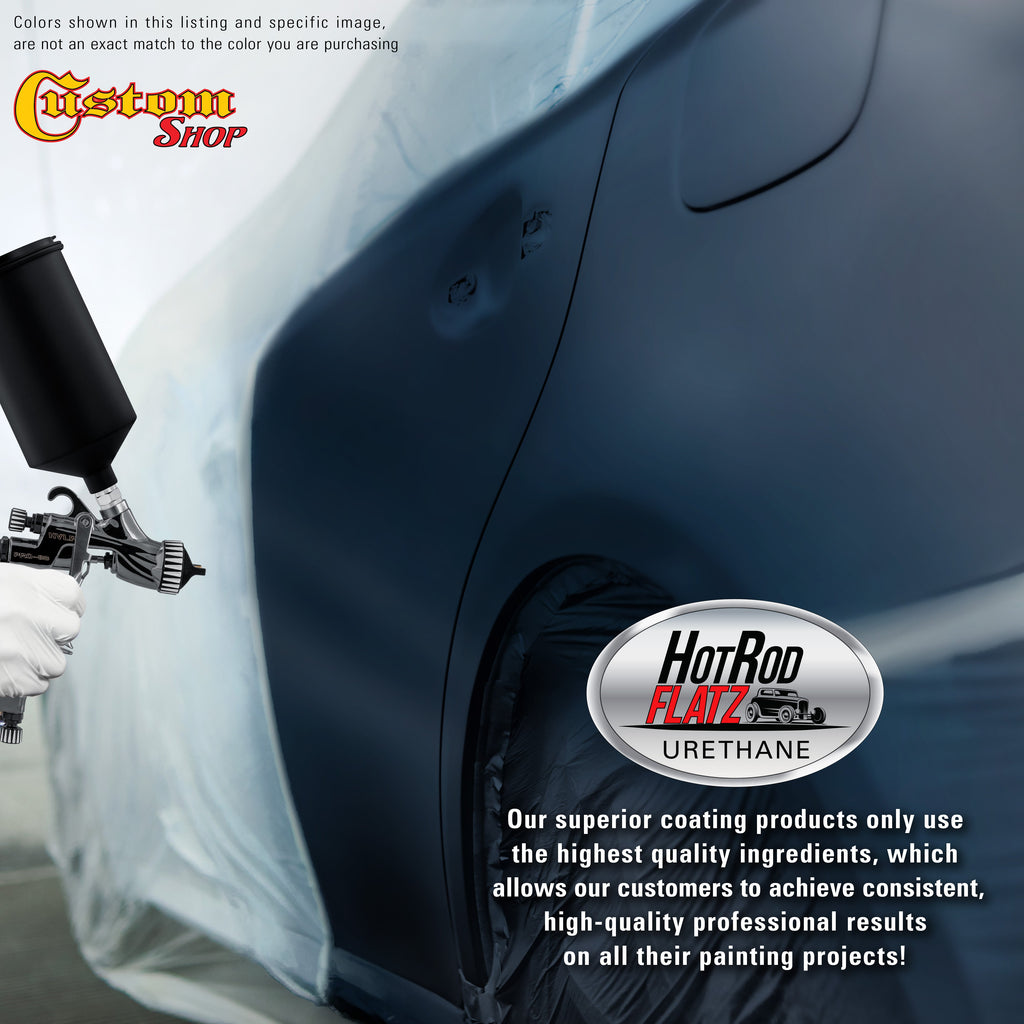 Midnight Blue - Hot Rod Flatz Flat Matte Satin Urethane Auto Paint - Complete Gallon Paint Kit